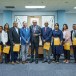 Group photo of the Board of Directors of TTBS with Minister, Parliamentary Secretary and Permanent Secretary